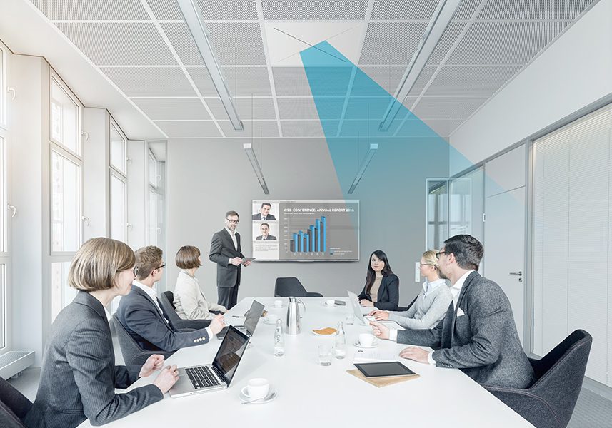 Meeting Audio met automatische array microfoon